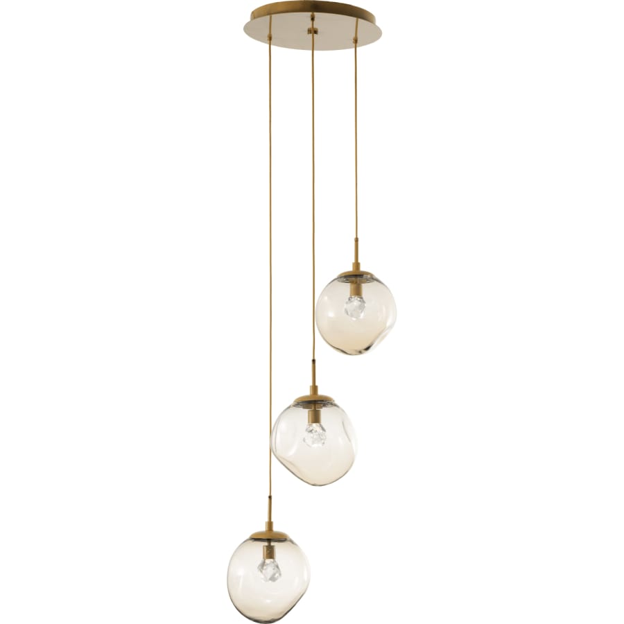 Hammerton Studio Aster 22" Wide LED Crystal Multi Light Pendant