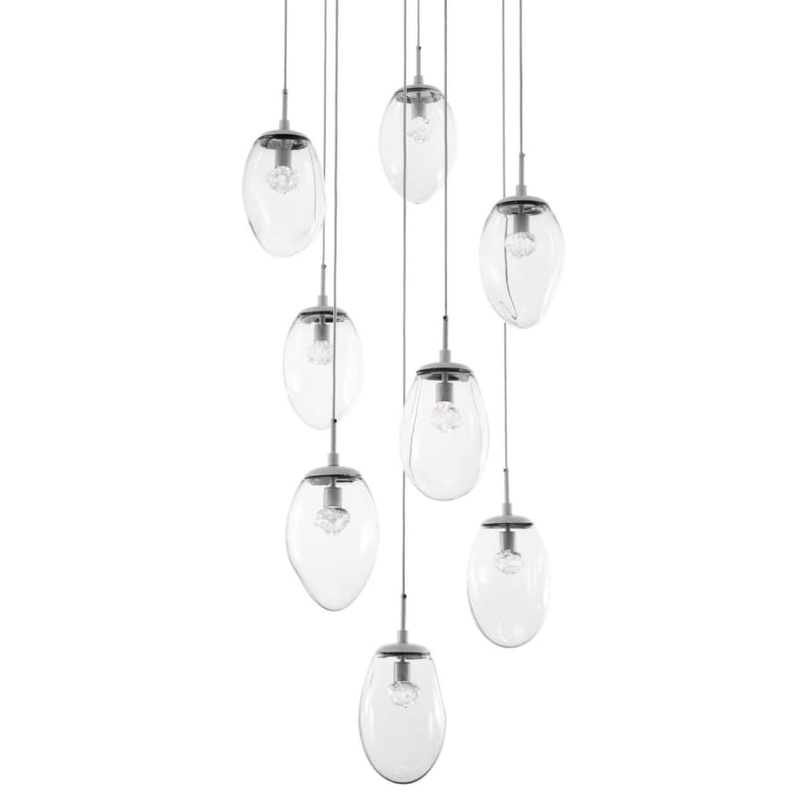 Hammerton Studio Meteo 30" Wide 8 Light LED Crystal Multi Light Pendant