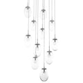 Hammerton Studio Meteo 36" Wide 11 Light LED Crystal Multi Light Pendant