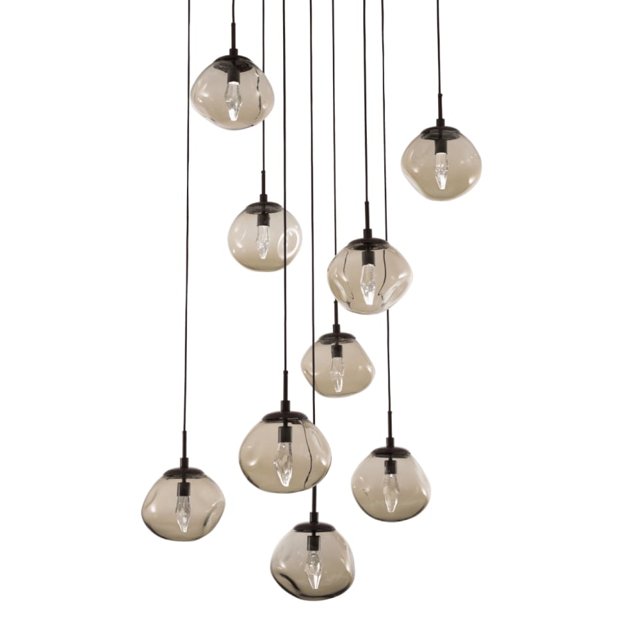 Hammerton Studio Nova 32" Wide 9 Light LED Crystal Multi Light Pendant