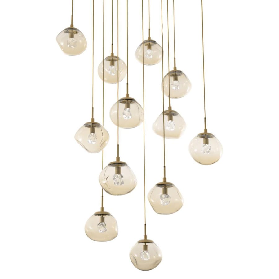 Hammerton Studio Nova 38" Wide 12 Light LED Crystal Multi Light Pendant