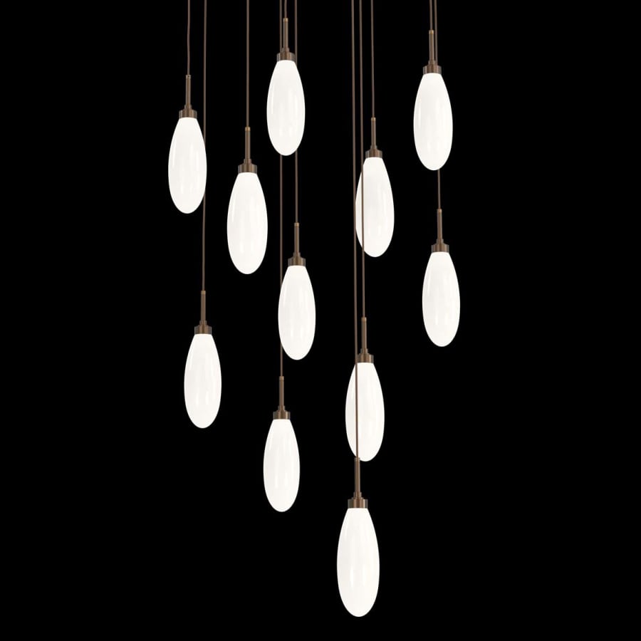 Hammerton Studio Fiori 11 Light 32" Wide LED Abstract Multi Light Pendant - 3000K