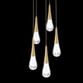 Hammerton Studio Raindrop 5 Light 20" Wide LED Abstract Multi Light Pendant - 2700K