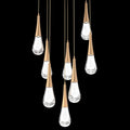 Hammerton Studio Raindrop 8 Light 27" Wide LED Abstract Multi Light Pendant - 2700K