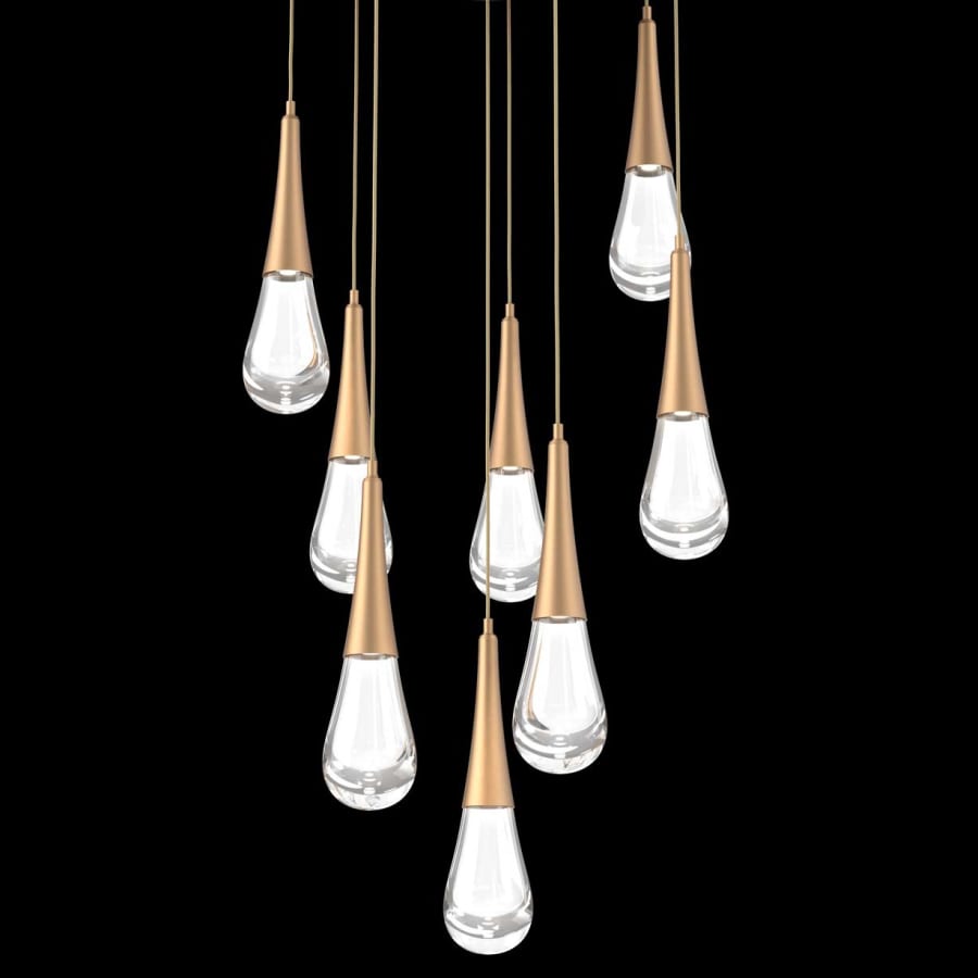 Hammerton Studio Raindrop 8 Light 27" Wide LED Abstract Multi Light Pendant - 2700K