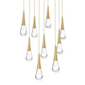 Hammerton Studio Raindrop 9 Light 27" Wide LED Abstract Multi Light Pendant - 2700K