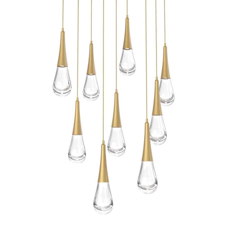 Hammerton Studio Raindrop 9 Light 27" Wide LED Abstract Multi Light Pendant - 2700K