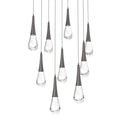 Hammerton Studio Raindrop 9 Light 27" Wide LED Abstract Multi Light Pendant - 3000K