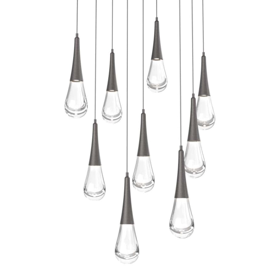 Hammerton Studio Raindrop 9 Light 27" Wide LED Abstract Multi Light Pendant - 3000K