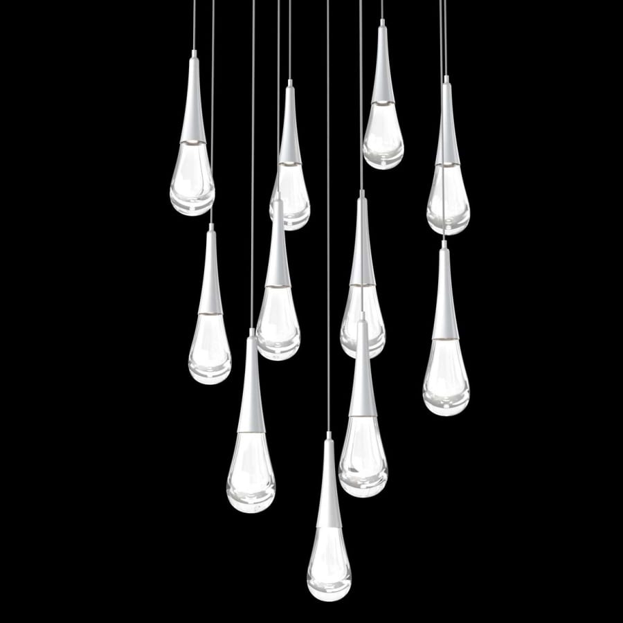 Hammerton Studio Raindrop 11 Light 33" Wide LED Abstract Multi Light Pendant - 2700K