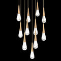 Hammerton Studio Raindrop 11 Light 33" Wide LED Abstract Multi Light Pendant - 3000K