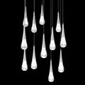Hammerton Studio Raindrop 12 Light 33" Wide LED Abstract Multi Light Pendant - 2700K
