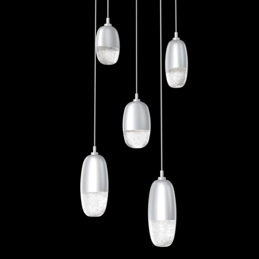 Hammerton Studio Pebble 5 Light 20" Wide LED Abstract Multi Light Pendant - 2700K