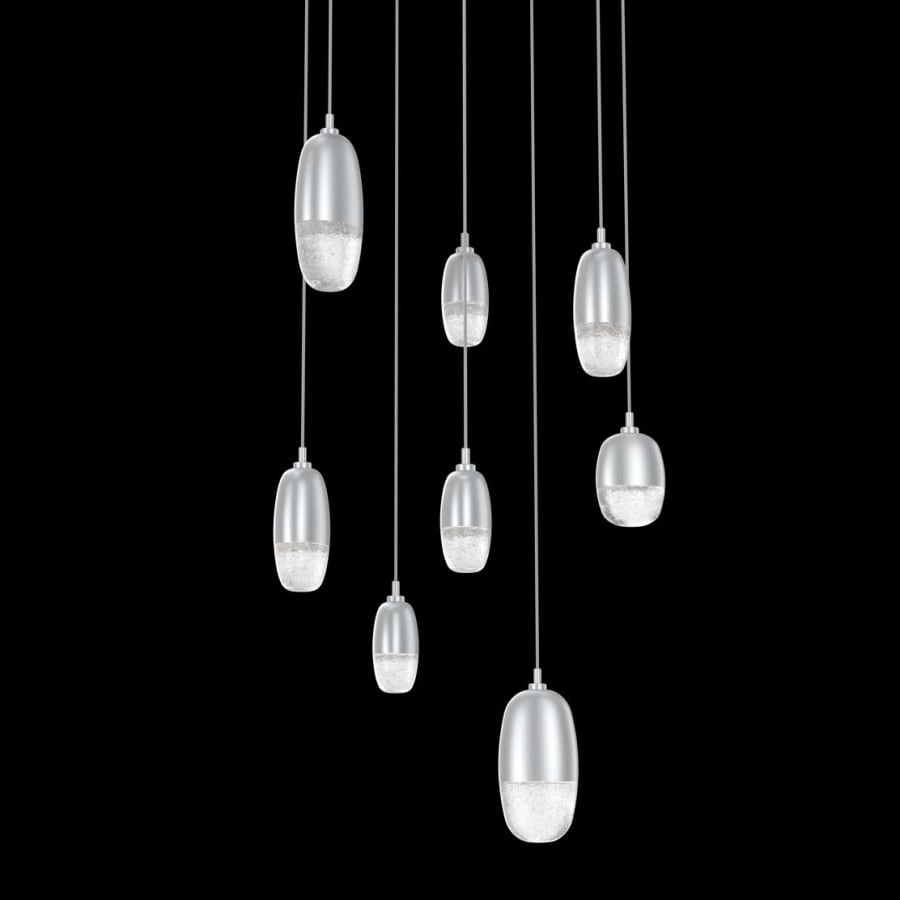 Hammerton Studio Pebble 8 Light 27" Wide LED Abstract Multi Light Pendant - 3000K