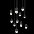 Hammerton Studio Pebble 11 Light 33" Wide LED Abstract Multi Light Pendant - 2700K