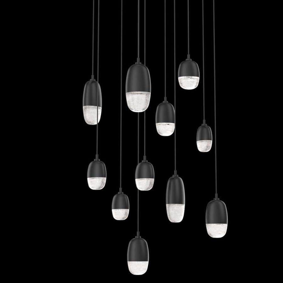 Hammerton Studio Pebble 11 Light 33" Wide LED Abstract Multi Light Pendant - 2700K