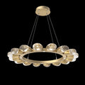 Hammerton Studio Pebble 16 Light 37" Wide LED Ring Chandelier - 3000K