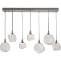 Hammerton Studio Gem 48" Wide 7 Light Hand Blown Glass Linear LED Pendant