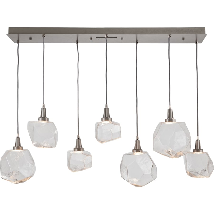 Hammerton Studio Gem 48" Wide 7 Light Hand Blown Glass Linear LED Pendant