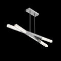 Hammerton Studio Axis 8 Light 51" Wide LED Abstract Linear Chandelier - 2700K