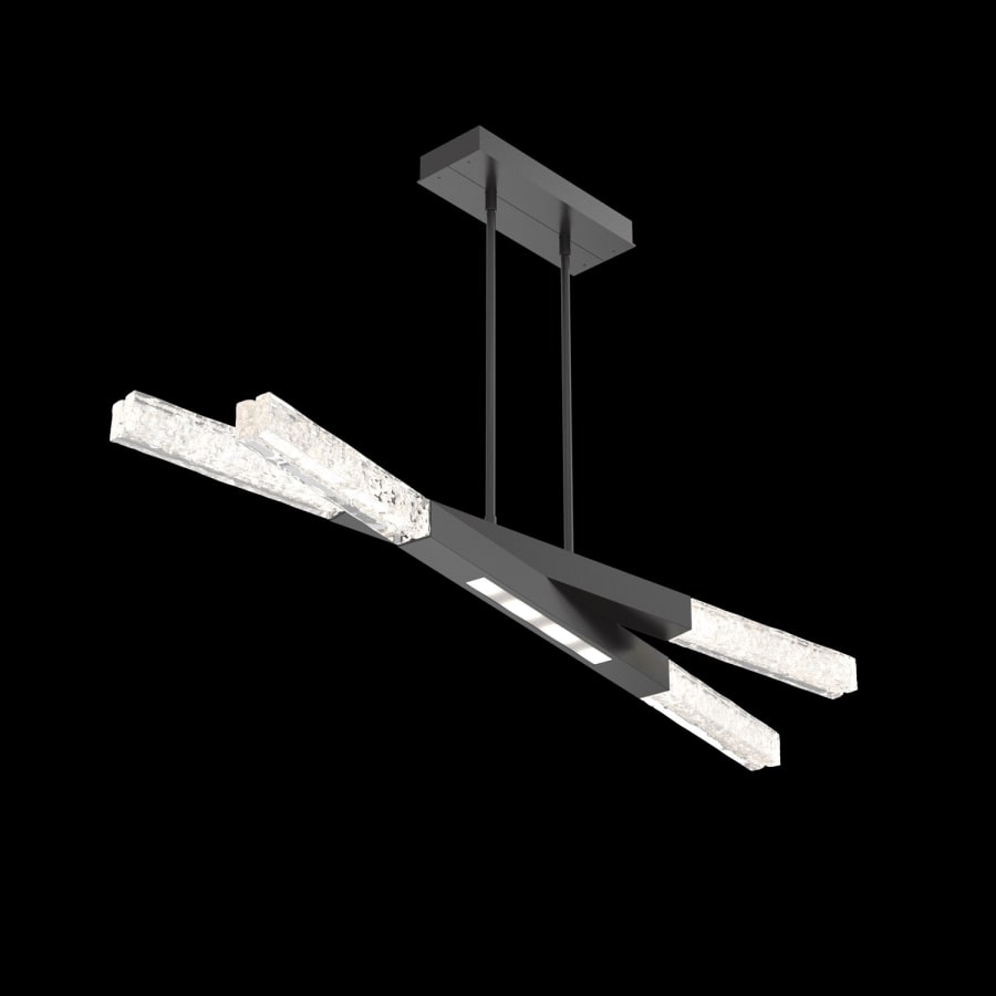 Hammerton Studio Axis 8 Light 51" Wide LED Abstract Linear Chandelier - 3000K