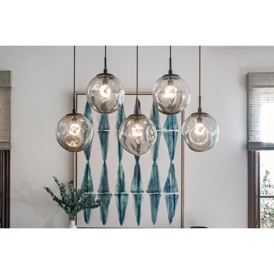 Hammerton Studio Aster 42" Wide LED Crystal Linear Pendant