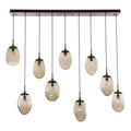 Hammerton Studio Meteo 68" Wide LED Crystal Linear Pendant