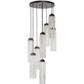 Hammerton Studio Ledgestone 8 Light 28" Wide LED Multi Light Pendant