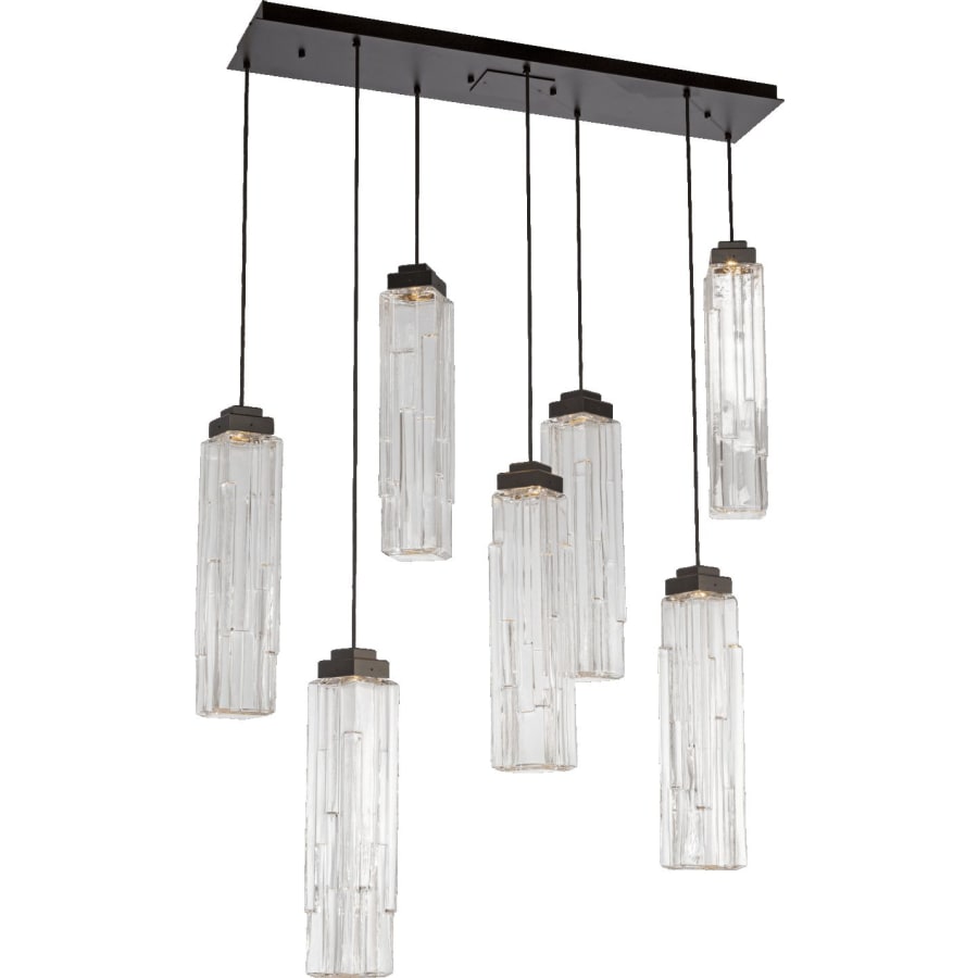 Hammerton Studio Ledgestone 7 Light 44" Wide LED Linear Pendant