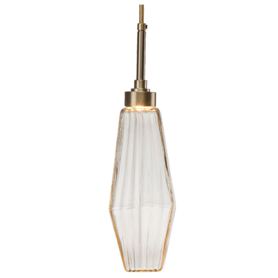 Hammerton Studio Aalto 48" Wide Artisan Crafted Geometric Optic Glass 8 Light Linear Chandelier