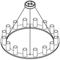 Hammerton Studio Carlyle 45" Wide Artisan Crafted 20 Light LED Candle Style Chandelier