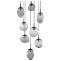 Hammerton Studio Cosmos 32" Wide Artisan Crafted 8 Light Nebula Glass Pendant