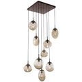 Hammerton Studio Cosmos 32" Wide Artisan Crafted 8 Light Nebula Glass Pendant