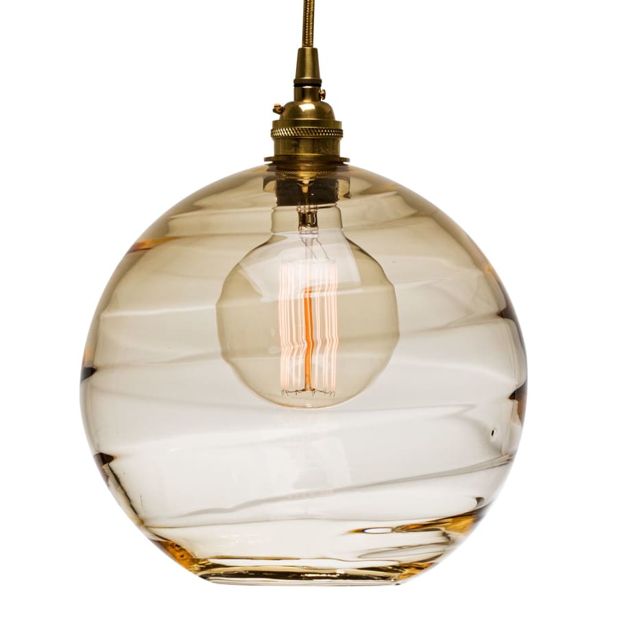 Hammerton Studio Misto 23" Wide Artisan Crafted Optic Glass 5 Light Pendant