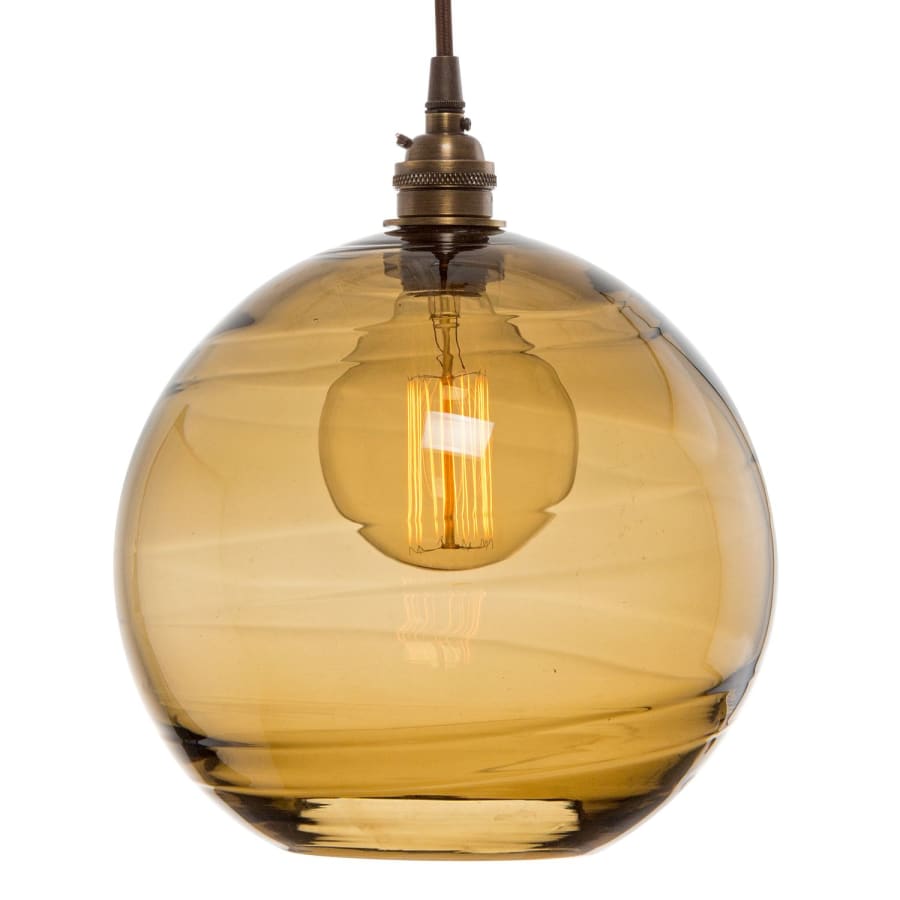 Hammerton Studio Terra 23" Wide Artisan Crafted Optic Glass 5 Light Pendant
