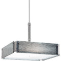 Hammerton Studio Urban Loft 24" Wide Artisan Crafted Chandelier with Hand Textured Glass