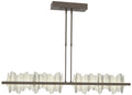 Hildene 51.9" Bronze & Sterling Long LED Pendant