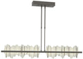 Hildene 51.9" Dark Smoke & Sterling Short LED Pendant