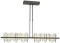 Hildene 51.9" Natural Iron & Sterling Short LED Pendant
