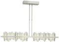 Hildene 51.9" Sterling & Sterling Long LED Pendant