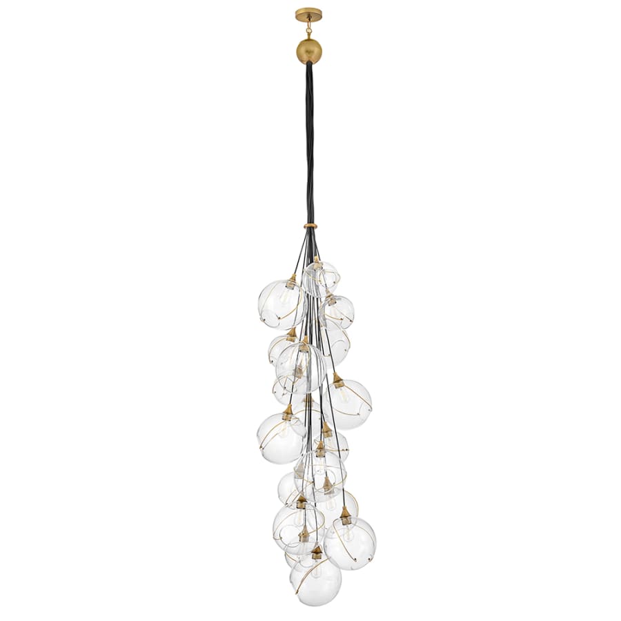 Hinkley Lighting Skye 18 Light 39" Wide Multi Light Pendant with Glass Shades