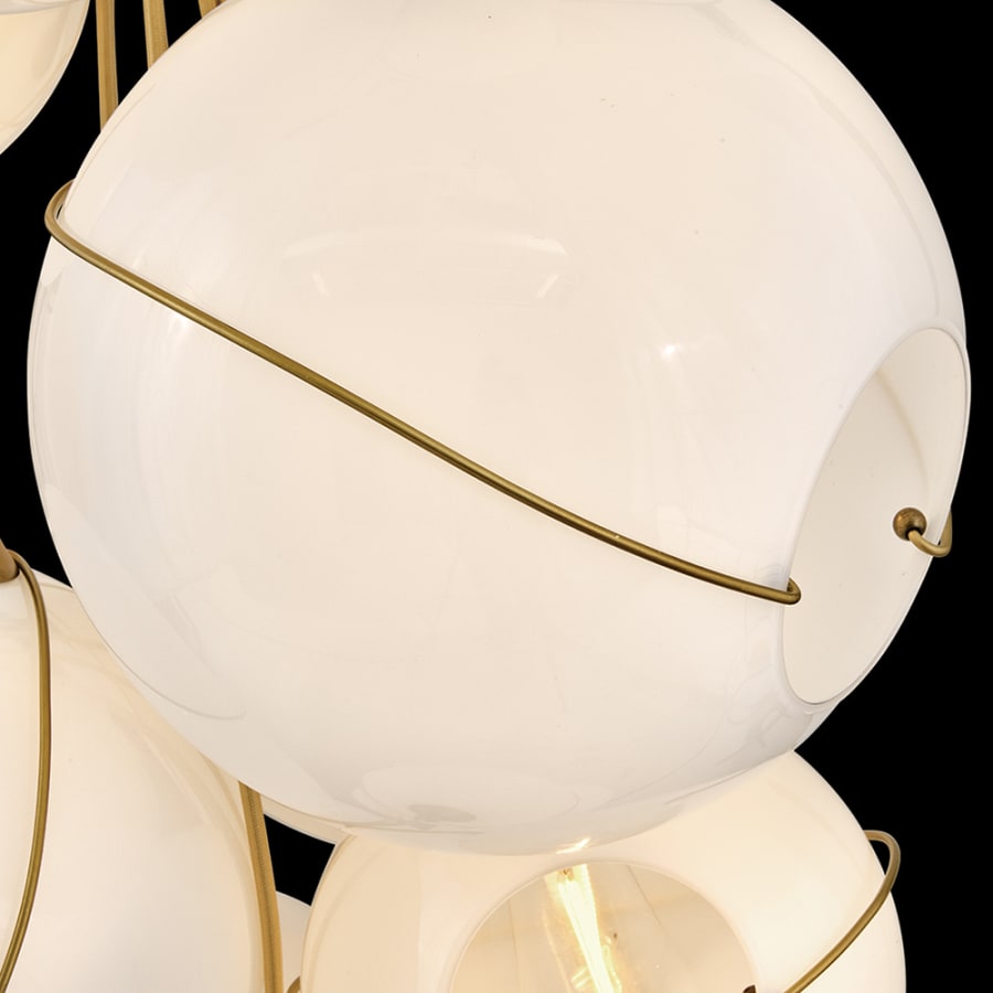Hinkley Lighting Skye 18 Light 39" Wide Multi Light Pendant with Glass Shades