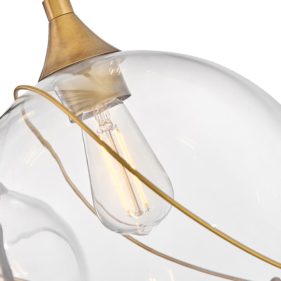 Hinkley Lighting Skye 18 Light 39" Wide Multi Light Pendant with Glass Shades