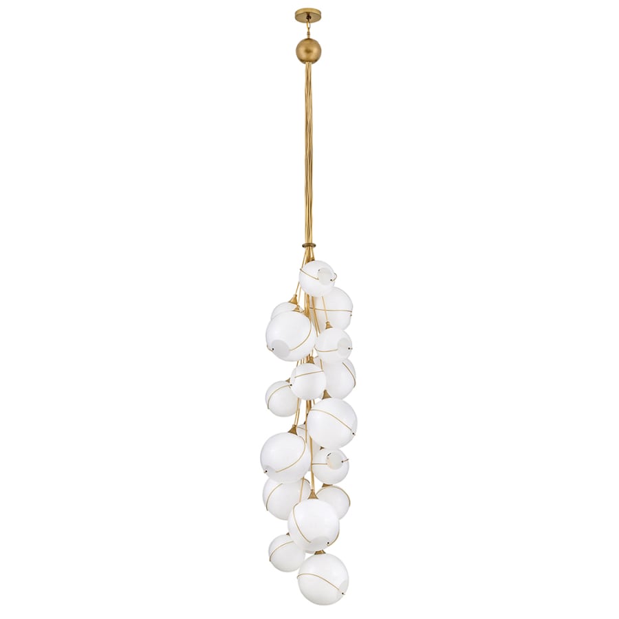 Hinkley Lighting Skye 18 Light 39" Wide Multi Light Pendant with Glass Shades
