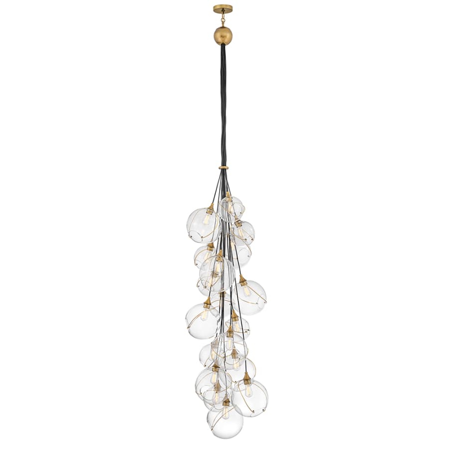 Hinkley Lighting Skye 18 Light 39" Wide Multi Light Pendant with Glass Shades
