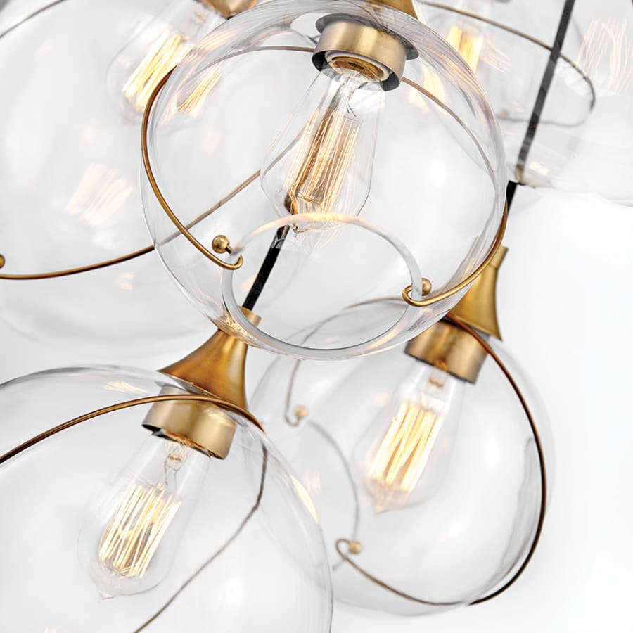 Hinkley Lighting Skye 18 Light 39" Wide Multi Light Pendant with Glass Shades