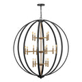 Hinkley Lighting Euclid 16 Light 52" Wide Mixed Metal Globe Chandelier