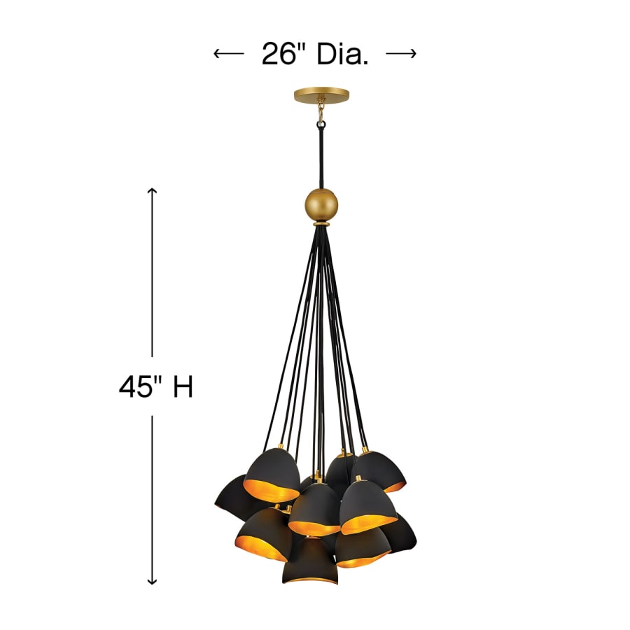 Hinkley Lighting Nula 15 Light 26" Wide Multi Light Lisa McDennon Pendant