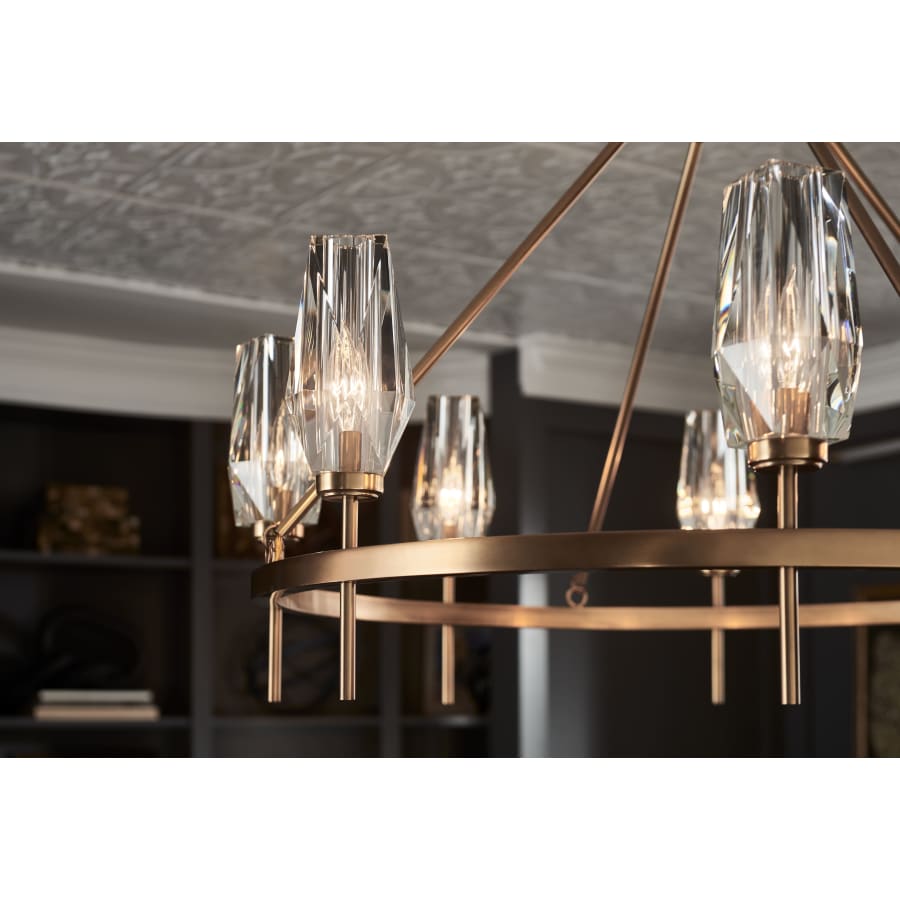 Hinkley Lighting Ana 8 Light 36" Wide Faceted Crystal Chandelier