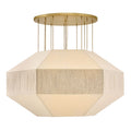 Hinkley Lighting Lyla 10 Light 51" Wide Drum Chandelier with Linen Shade